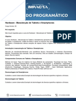 Conteúdo Programático - Hardware - Manutenção de Tablets e Smartphones