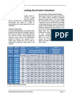 Understanding The Arrester Datasheet: Arrester Ratings: MCOV and Rated Voltage