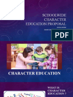 Ead 520 Benchmark Schoolwide Character Education Proposal 1