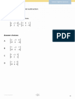 Topic: Matrix Addition and Subtraction