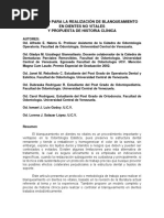 Protocolo de Blanqueamiento en Dientes No Vitales Articulo