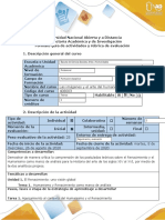 Guía de Actividades y Rúbrica de Evaluación - Tarea 1 - Actividad de Reconocimiento