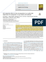 Applied Soil Ecology: A B C C D e e A A