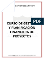 CURSO DE Gestión y Planificación Financiera de Proyectos