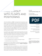 Page Layout With Floats and Positioning: Learning Web Design, 5e