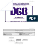 Matematicas III (Preparatoria México SEP DGB)