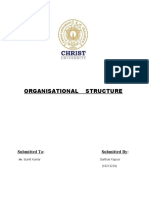 Organisational Structure