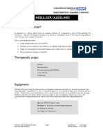 Nebuliser Guidelines: Why Use A Nebuliser?