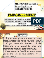 Empowerment Malibiran Michael