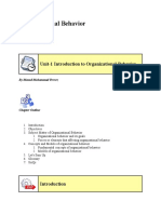 Ashu Organizational Behavior Frame Works