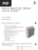 RRUS 8843 B2, B66A Data Sheet: For Turf Vendors 2018-10-09 Rev B