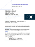 HCM Tables For The PS QUERY