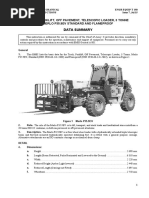 Data Summary: Truck, Forklift, Off Pavement, Telescopic Loader, 3 Tonne Merlo P35.9Ev Standard and Flameproof