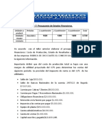 Taller 7 Presupuesto de Estados Financieros