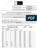 Laudo - Determinação Da Composição Granulométrica