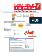 Ejercicios de Planteo de Ecuaciones para Sexto de Primaria