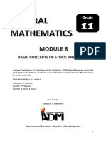 GenMathG11 Q2 Mod8 Basic Concepts of Stocks and Bonds Version2