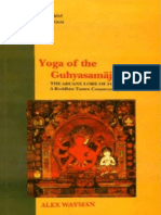 Wayman Alex TR Yoga of The Guhyasamajatantra