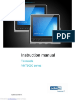 Instruction Manual: Terminals VMT9000 Series