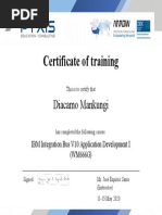 IBM Certificate Pyxis WM666G-DM