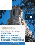 UT Austin Texas PGP AIML Brochure