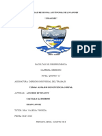 Analisis de Sentencia Grupal