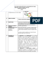 Plan Textual de Organización de La Exposicion Oral