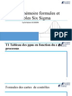 Aide Mémoire Formules Et Tables Six Sigma