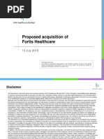 IHH Investor Presentation - Fortis Transaction (20180716)