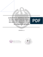 Guía para El Abordaje No Presencial de Las Consecuencias Psicológicas Del Brote Epidémico de COVID-19 en La Población General