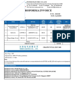 Proforma Invoice - Simon Safety