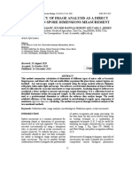 Efficiency of Image Analysis As A Direct Method in Spore Dimensions Measurement