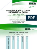 Central Hidroeléctrica Ituango y Sus Proyectos Asociados - Álvaro Vásquez Osorio