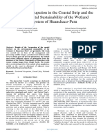 Territorial Occupation in The Coastal Strip and The Environmental Sustainability of The Wetland Ecosystem of Huanchaco-Peru