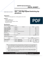 Data Sheet: 50V / 15A High-Speed Switching Ap-Plications