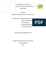 Actividad #3 Metodologia de Investigacion