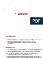 6 Estimation