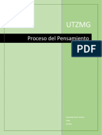 Proceso Del Pensamiento