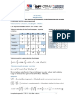 Valores Naturales y Fórmulas