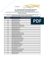 Lista de Aprovadosas para 2 Fase Do Processo Seletivo 2021 Emesp Site