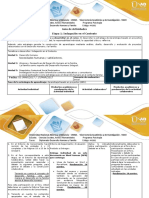 Guia y Rubrica Etapa 1. Indagación en El Contexto