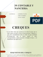 Gestion Contable y Financiera Diapositiva Tema Cheques