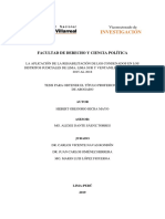 UNFV Ricra Mayo Hebert Gregorio Título Profesional 2019