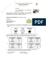 Guia Diagnostica Inglés Matemática - Grado 9-2021