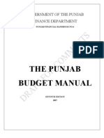 The Punjab Budget Manual