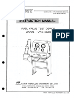 Fuel Valve Test Device Model: Vtu-1100n