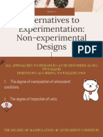 Alternatives To Experimentation: Non-Experimental Designs: Group 3