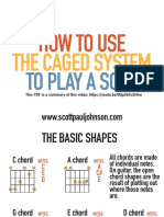 How To Use The CAGED System To Play A Solo