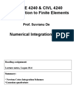 Numerical Integration in 1D (Lec 11)