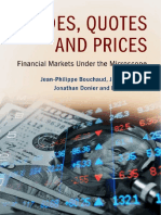 Jean-Philippe Bouchaud Julius Bonart Jonathan Donier Martin Gould - Trades Quotes and Prices Financ